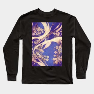 Beautiful Violet and White Floral pattern, for all those who love flowers #73 Long Sleeve T-Shirt